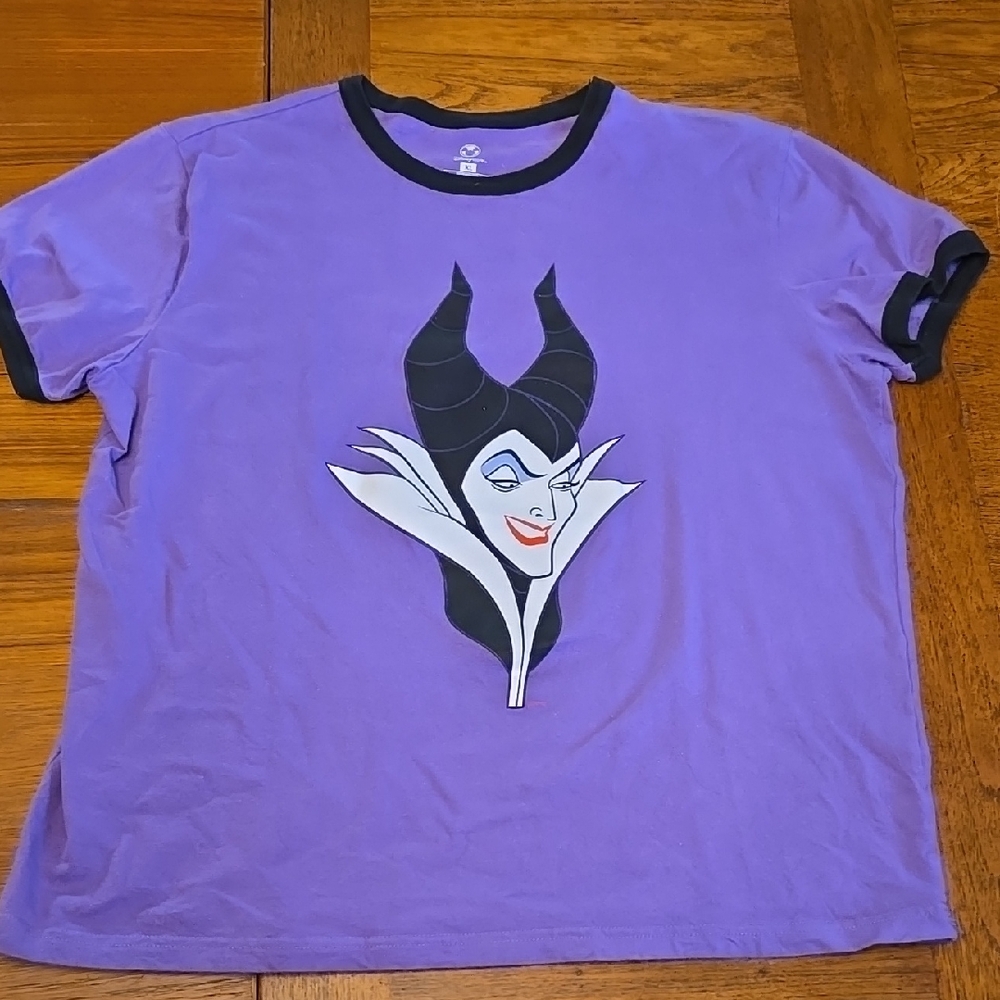 Disney MALEFICIENT Purple and Black T-Shirt